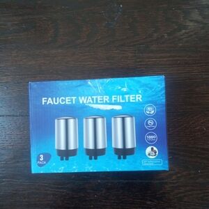 Brita Faucet Water Filter CHROME w/ 3 NEW Filters